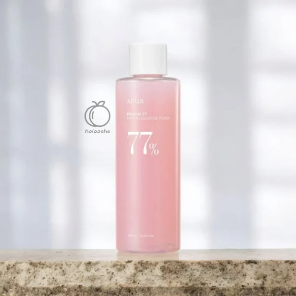 تونر اسنس مرطوب کننده و روشن کننده هلو نیاسینامید آنوا